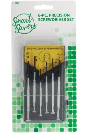 Smart Savers AA092-C Precision Screwdriver Set (6-Piece) New Release