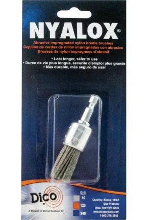 Dico 7200025 Nyalox 3/4 In. Extra Coarse Drill-Mounted Wire Brush Crafted