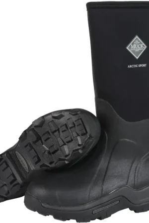 Certified Muck Boot Co ASP000-10 Arctic Sport Men's Size 10 Black Rubber Boot