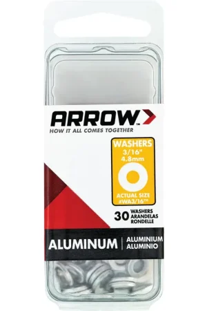 Arrow WA3/16 Aluminum Rivet Washer Pack Bargain