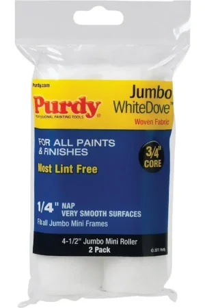 In Demand Purdy 140624010 Jumbo Mini Woven Fabric Roller Cover Pack