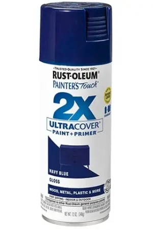 Rust-Oleum 334041 Painter's Primer Touch Ultra Cover 2X 12 oz Aerosol Gloss Navy Blue Shop Now