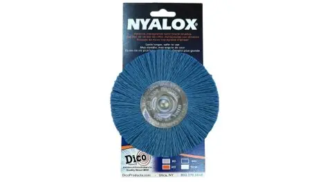 Instant Buy Dico 7200042 Nyalox 4 In. Fine Drill-Mounted Wire Brush