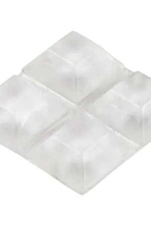 Premium All-Source 239682 3/4 In. Square Opaque Furniture Bumpers (12-Count)