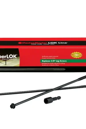 Today Only Fastenmaster FMTLOK10-50A Timberlok 10 In. Countersunk Hex Washer Structure Screw (50 Ct.)