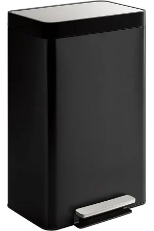 Price Cut Kohler 20940-BST Trash Can Black/Stainless Steel 13 Gallon