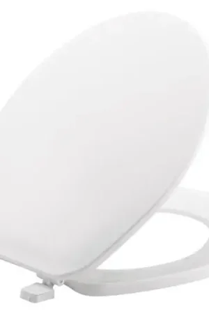 Mainline ML70000 Toilet Seat Plastic White Round Free Returns