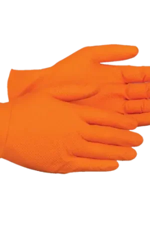 Latest EPPCO ENTERPRISES 8844 Tiger Grip Orange Nitrile Gloves, Large