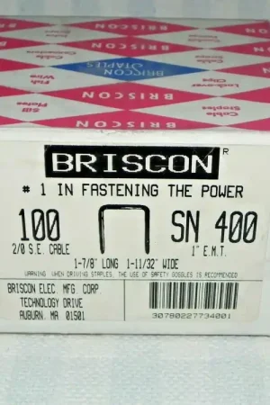 Brand New FASTENERS SN400 Cable Staples