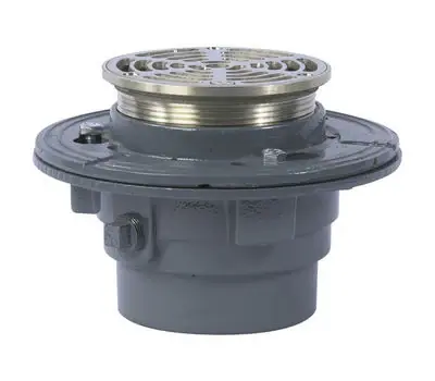 Big Sale WATTS FD15-5R-4NH ProLine 4 in. No-Hub Cast Iron Adjustable Floor Drain