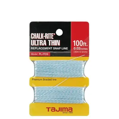 Mega Sale Tajima PLITOS Replacement Snap Line 0.50 mm Thin x 100 Feet