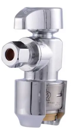 Secure Checkout RWC UR23336 PUSH-TO-CONNECT X 1/4 IN COMPRESSION ANGLE STOP