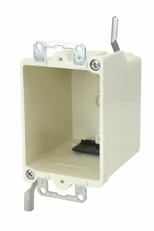Affordable Allied Moulded Products 9363-EWK 1-Gang Switch/Receptacle Outlet Box Old Work 2-7/8 Inches