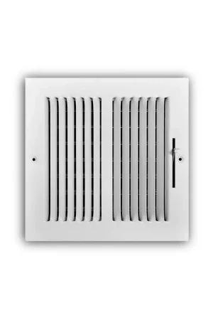 TRUaire 102M06X06 6x6 inch 2-Way Sidewall Ceiling Register Steel Powder Coated Buy Online
