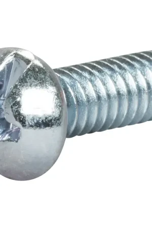 Deal F4P CES14X34RHCMSZJ 1/4 Machine Combo Screw, 3/4 Long, Round JAR OF 100
