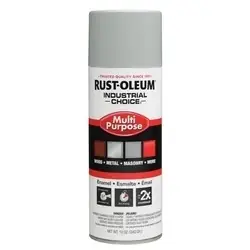 Rust-Oleum 214647 Industrial Choice 1600 System Multi-purpose Enamel Spray ANSI 70 Light Gray 12 Oz Spray Price Cut