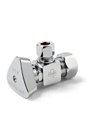 McGuire Manufacturing LFBV09 Convertible 1/2 x 3/8 in. Compression x OD Tube Loose Key Angle Supply Stop Valve Seasonal Sale