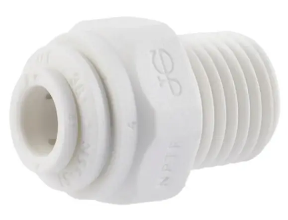 RWC PP011223WP John Guest PP011223WP Polypropylene Male Connector 3/8 X 3/8 NPTF Save Now