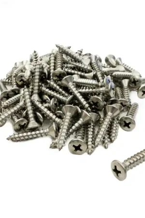B&B 1016APOSS Threaded Components - Bag of 100 Stainless Steel Stair Screws Special Offer