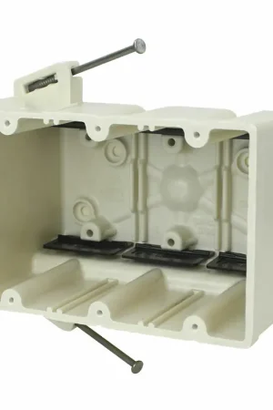 Allied Moulded Products 3303-NK 3-Gang Switch/Receptacle Outlet Box 56.5 Cu In Limited Offer