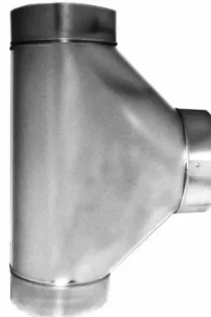 Brand New Southwark Metal 10603 Free Flow Tee, 3 in, Hot Dipped Galvanized, Steel